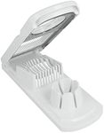Metaltex 2-Way Egg Slicer, White Plastic