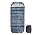 BISINNA XXL Sleeping Bag(90.55"x39.37") for Big and Tall Adults,3 Season Plus Size Warm and Comfortable Waterproof Lightweight Sleeping Bag Great for Camping Backpacking Hiking Indoor & Outdoor