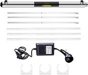 Geekpure 12 GPM UV Water System (55 Watt) for Whole House - with Extra 2 UV Filter + 2 Quartz Sleeve