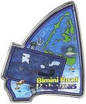 Collectible Novelty Pin for Backpack, Scarf - Made From Jeweler Class Metal - Spartan and the Green Egg Explorer Pin Series: Bimini Road, Bahamas (197)