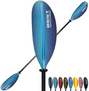 Best Marine and Outdoors Kayak Paddle, Carbon Fiber Shaft & Fiberglass Reinforced Polypropylene Blades, 220cm, 234cm, 250cm, Lightweight Kayak Paddles for Adults, Kayak Oar & Accessories