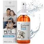 Colloidal Silver Antiseptic Spray All-in-1 Treatment: Dogs & Cats ● Skin Issues Relief (Itchy, Allergy, hotspot, Yeast, Dry) ● 100% Natural Antibiotic ● Fights Infection (Ear, Eye) ● Pets Wound Care