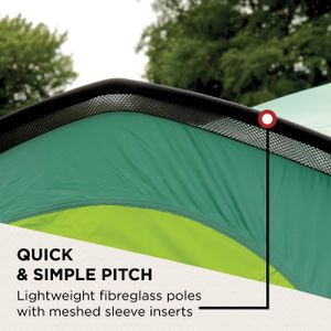Coleman Kobuk Valley 4 Plus BlackOut 4-Person Dome Tent – Waterproof, Darkened Bedroom