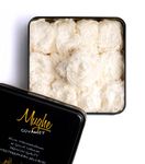 Mughe Gourmet Turkish Cotton Candy Pismaniye Sweet (12 Fluffs) - Special Halva Candy Gift Box - Confectionery Pishmaniye - Traditional Floss Halvah - Perfect Gifts for Birthdays, Father's Day