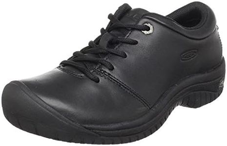 KEEN Utility Women's PTC Oxford Low Height Non Slip Chef Food Service Shoe, Black/Black, 5 Medium US