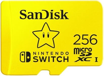 SanDisk 256GB microSDXC-Card, Licensed for Nintendo-Switch - SDSQXAO-256G-GNCZN