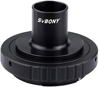 SVBONY Microscope T Adapter Camera Adapter T2 Mount Adapter for Canon EOS Camera and Microscope with 23.2mm Eyepiece Ports