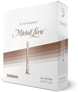 D'Addario Mitchell Lurie Bb Clarinet Reeds, Strength 3, Pack of 10