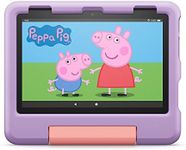 Amazon Fire HD 8 Kids tablet | 8-inch HD display, ages 3–7, includes 2-year worry-free guarantee, Kid-Proof Case, 32 GB, 2022 release, Purple