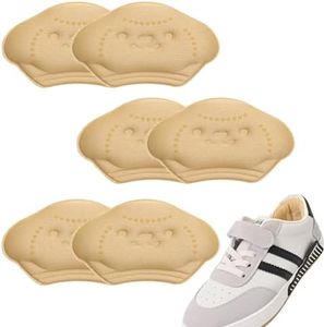 Cuscinetti per Tallone Bambino, Set da 6 Pz per Ridurre la Taglia delle Scarpe, Comodi e Autoadesivi, Ideali per Garantire un Passo Sicuro e Confortevole ai Tuoi Bambini (6PCS)
