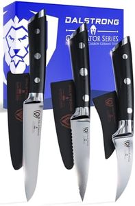 Dalstrong Paring Knife Set 3pc- Gladiator Series - Forged German High-Carbon Steel - G10 Handle - Sheaths Included - Kitchen Knife -Giftable Paring Knife Set - NSF Certified