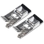 Jopto 2pcs Overlock Overcast Sewing Machine Presser Foot (G) Compatible with Most Low Shank Snap On Singer, Brother, Babylock, Euro-Pro, Janome, Kenmore, White, Juki, New Home, Simplicity, Elna