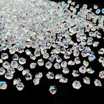 LYFJXX Iridescent Vase Filler, 1400 PCS 6 * 9 mm Acrylic Ice Cubes Acrylic Gem Plastic Diamonds Acrylic Table Centerpiece