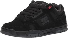 DC Men's Stag Skate Shoe, Black/Gre