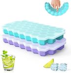 Upgrade Ice Cube Trays, 2 Pack Sili