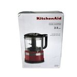 KitchenAid Mini Food Processor Empire Red - Chop, Mix, Puree (3.5 Cup) KFC3516ER