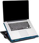 Mind Reader LTADJUST-BLU Adjustable 8 Position Top Desk with Cushions, Monitor, Laptop Lap Holder, Blue