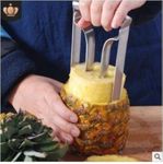 Stainless Steel Pineapple Corer,Fruit Peeler Cutter Slicer Remover Kitchen Tool