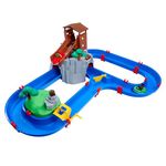 Aquaplay Mountain Lake Water Table Play Set with Multi-Level Boat Slide, Outdoor Garden Toy Suitable for Ages 3+