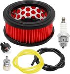 laffoonparts 13030039730 Air Filter Replacement for Echo CS370 CS400 CS400F CS420 CS5000 Chainsaw with Spark Plug Primer Bulb, Replace # 90155 90109 90155Y