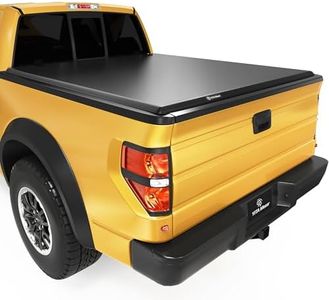 YITAMOTOR Soft Quad Fold Truck Bed Tonneau Cover Compatible with 2009-2014 Ford F150 F-150 (Excl. Raptor Series), Styleside 5.5 ft Bed