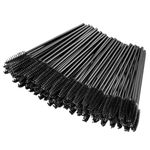 BTYMS 100 Pcs Disposable Eyelash Spoolies Brush Mascara Applicator Lash Wand Lashes Brush Eyebrow Spooly for Extension