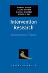 Intervention Research: Developing S