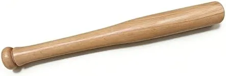 17-Inch Mini Wood Baseball Bat - Premium Hardwood One Hand Training Bat, Compact Personal Home Utility Tool for Home and Car Emergency Truck Tire Thumper, Handheld Practice Bat for Beginner & Adults