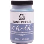 FolkArt Home Decor Chalk Furniture & Craft Paint in Assorted Colors, 8 oz, 36038 Nantucket Blue