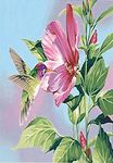 Dimensions Needlecrafts Paintworks Paint by Number, Hibiscus Hummingbird