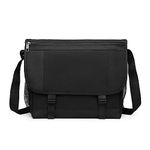 Kono Laptop Messenger Bags Men's Shoulder Bag Fits up to 15.6 Inch Laptop, Water Resistant Anti Theft Crossbody Day Bag Satchel Briefcase for School Travel Work (Black)