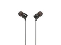 JBL T110 Universal In-Ear Headphones with Remote Control and Microphone, Black