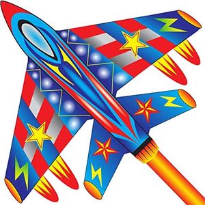 Flerigh Large Plane Kite for Kids 4-8and Adults Easy to Fly and Assemble for Beginner, Children Kites for Ages 8-12 Professional for Beach and Outdoor Activity