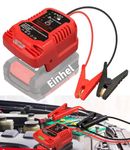 Car Jump Starter Adapter for Einhell 18V Battery Jumper Cables,12V Portable Jump Car Starter Battery,Up to 3.5L Gas 6.5L Diesel Engines,Automotive Booster Cable Adapter(Battery not included)