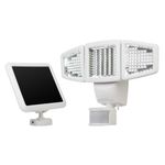 Sunforce 82153 150-LED Triple Head Solar Motion Light, 1000 Lumen Output, 30ft. (9.1m) Detection Distance, 180 Degrees Detection Range, Fully Weather Resistant and can be Mounted Almost Anywhere