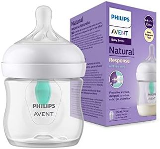 Philips Avent Natural Baby Feeding Bottle | No.1 Brand Recommended by Moms Worldwide | Ideal for 0 months+| Natural Response Technology Mimics Breastfeeding | Uniquely Designed Nipple releases milk only when baby drinks | Pack of 1 | SCY670/01