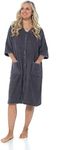 IUEG Zip Up Dressing Gown Terry Tow