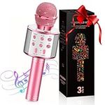 GeschenPark Girls Toys Age 3-12, Gifts for 3-10 Year Old Girls Boys Microphone for Kids Toys Age 3-10 Girls Gifts Easter Gifts for Kids Child Birthday Gifts