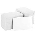 SENENQU 200PCS White PVC Cards, Blank Printable Plastic Business ID Cards, 30 Mil, 760 Micron, CR80 Credit Card Size - 85.5MM x 54MM