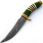 HUN-9702 Custom Handmade Damascus steel 13 Inches Hunting Knife