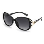 FIMILU Classic Oversized Sunglasses for Women, HD Polarized Lenses UV400 Protection Fashion Retro Eyewear