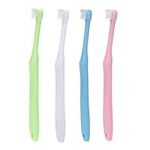 4 Pieces Tuft Toothbrush Tiny Small Head End Tuft Toothbrush, Orthodontic Soft Trim Wisdom Toothbrush Single Compact Interdental Interspace Brush (Single)