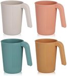 Hejo 4PCS Plastic Cups with Handles