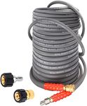 Heliwoo 3/8'' Pressure Washer Hose 