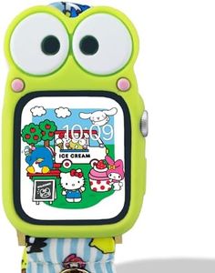 Sonix x Sanrio Apple Watch Cover | Bumper Case for Apple Watch | Protective Silicone Cover | Fits 38mm/40mm/41mm | Keroppi - Green