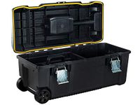 STANLEY FMST1-75761 Tools 175761 FatMax Structural Foam Toolbox with Telescopic Handle, Yellow/Black