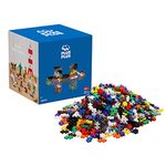 PLUS PLUS 3320 Building Blocks Toy-1200 pc Kids Construction, Creative Learning Resources and STEM Play for Home and Travel-Girls and Boys Toys Age 5 Plus-Basic 1200 Pieces