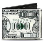 Buckle-Down Men's Bifold Wallet Minions Bi-Fold, Multicolor, 4.0" x 3.5"