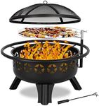 Hykolity 2 in 1 Fire Pit with Grill