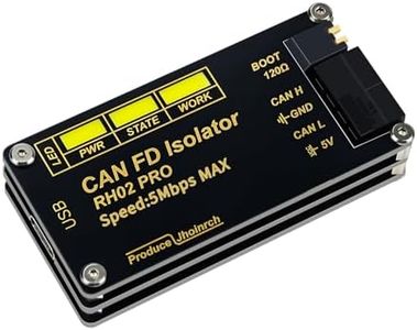 Jhoinrch Isolation USB to CAN FD Adapter Converter Base on Canable 2.0 Up to 5Mbps